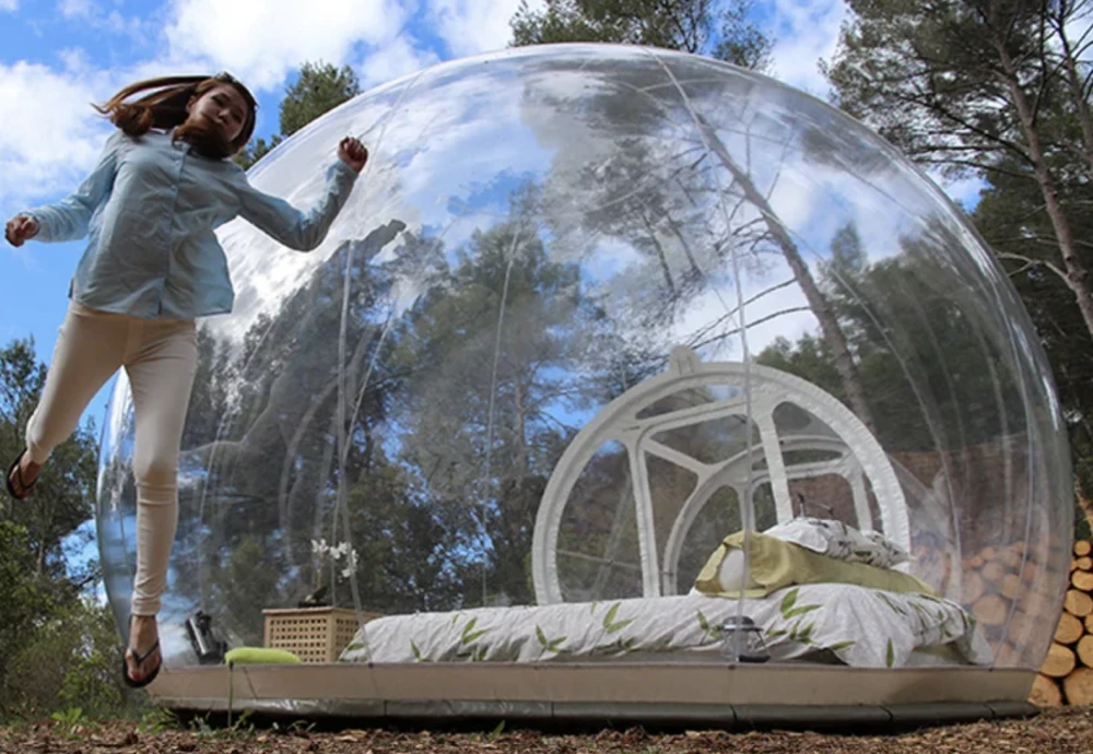 backyard bubble tent